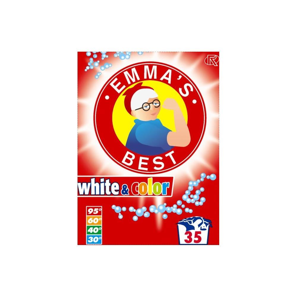 Стиральный порошок Emma’s Best для цветных вещей всех типов тканей 35 стирок универсальный 1,93 кг