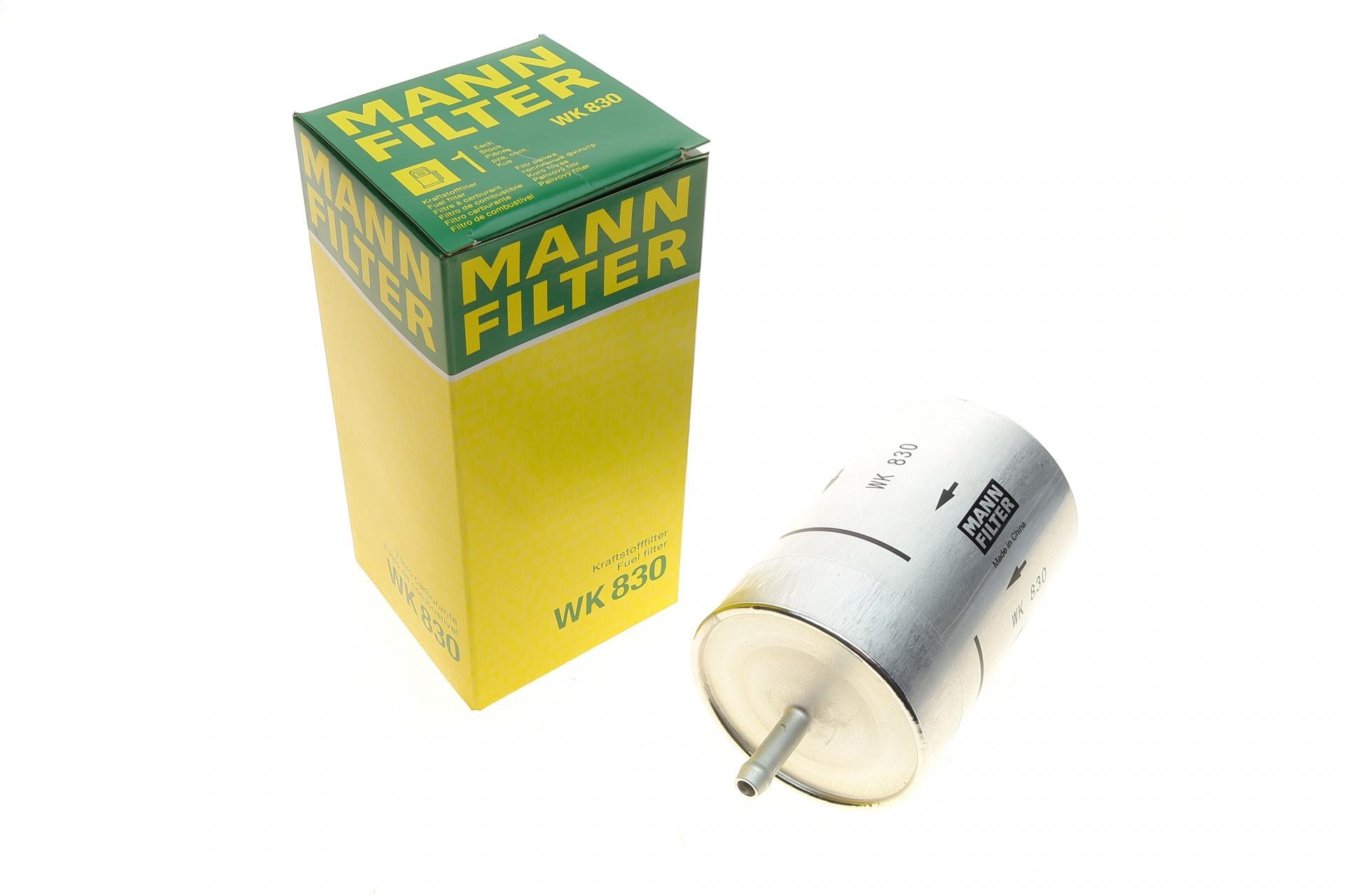 Фильтр топливный Mann-Filter для BMW 3 E21/E30/E36/5 E12/E28/E34/7 E23/E32 1,0-6,0 73-13 M10/M40/M20/M52 (WK 830)