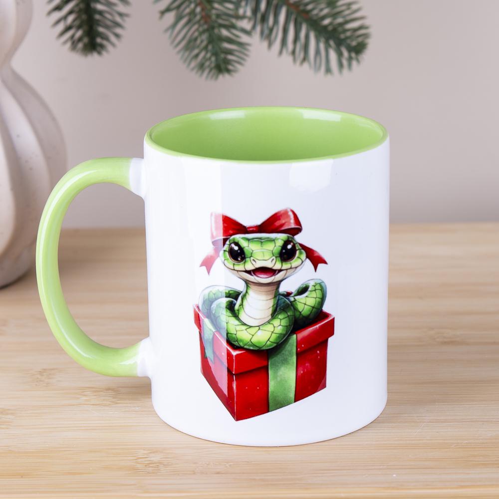 Чашка керамическая Подарок змейка (2240-19)