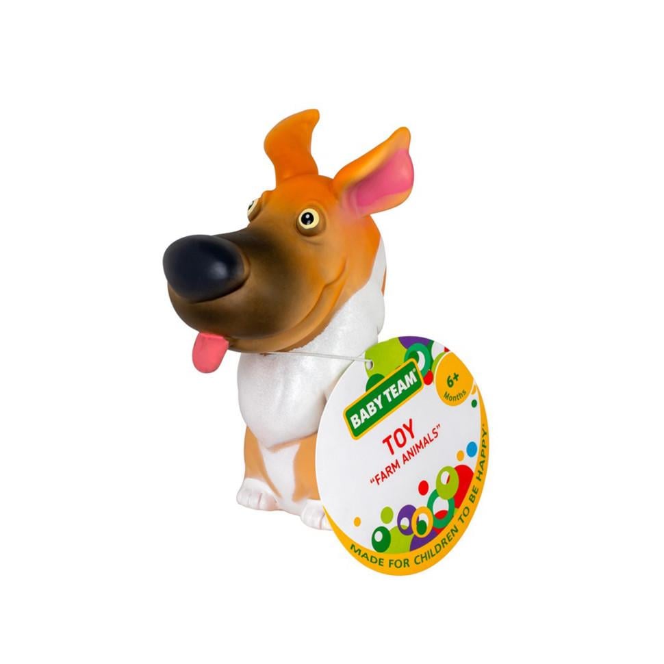 Детская игрушка для купания Брызгающие животные фермы собачка (8753_песик)