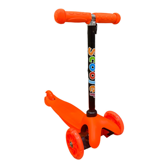 Самокат детский Scooter Mini с регулируемой ручкой до 40 кг Оранжевый (905orange)