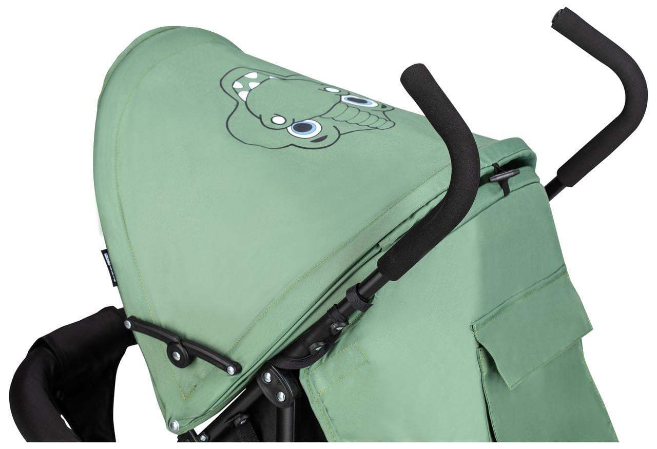 Коляска для дитини FreeON прогулянкова Simple Black/Dark Green - фото 6