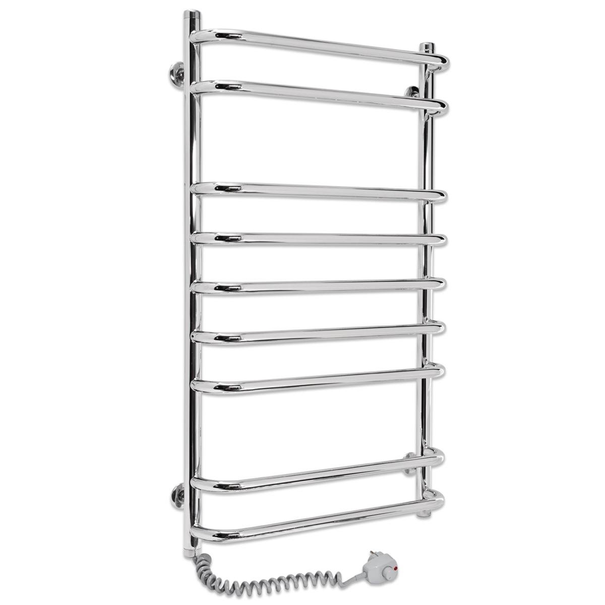 Полотенцесушитель электрический Laris Стандарт П9 Э подключение слева 500х900 (73207090)