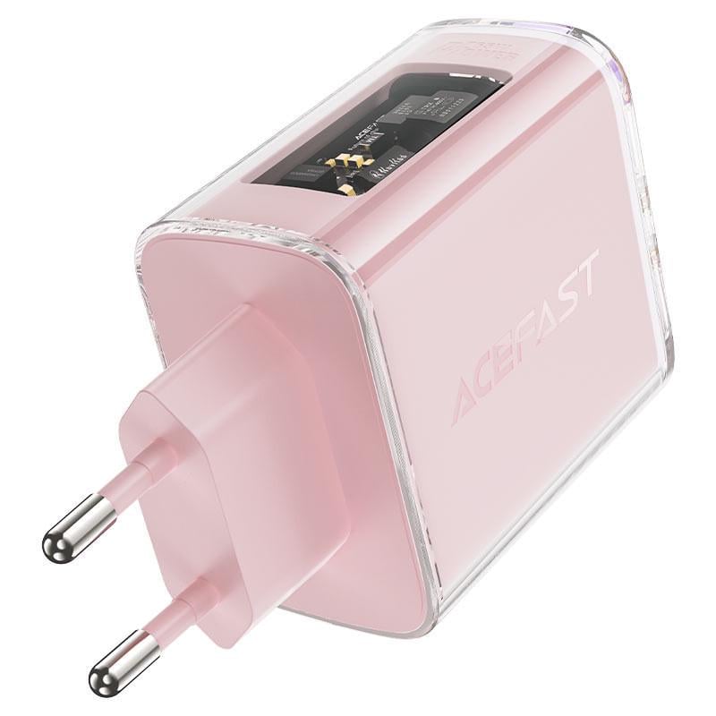 Зарядний пристрій мережевий Acefast A45 Exploration series PD65W GaN 2USB-C+USB-A Cherry blossom (00000065890_3) - фото 2 Зарядний пристрій мережевий Acefast A45 Exploration series PD65W GaN 2USB-C+USB-A Cherry blossom (00000065890_3) - фото 2