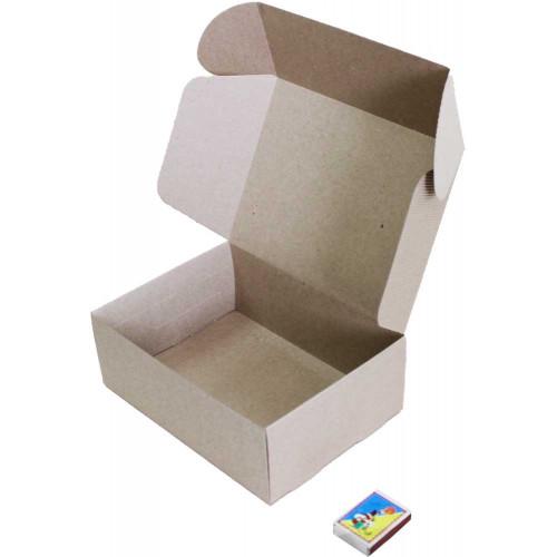 Коробка 220х160х80 мм 2-шарова подарункова Бурий (533) - фото 3 Коробка 220х160х80 мм 2-шарова подарункова Бурий (533) - фото 3