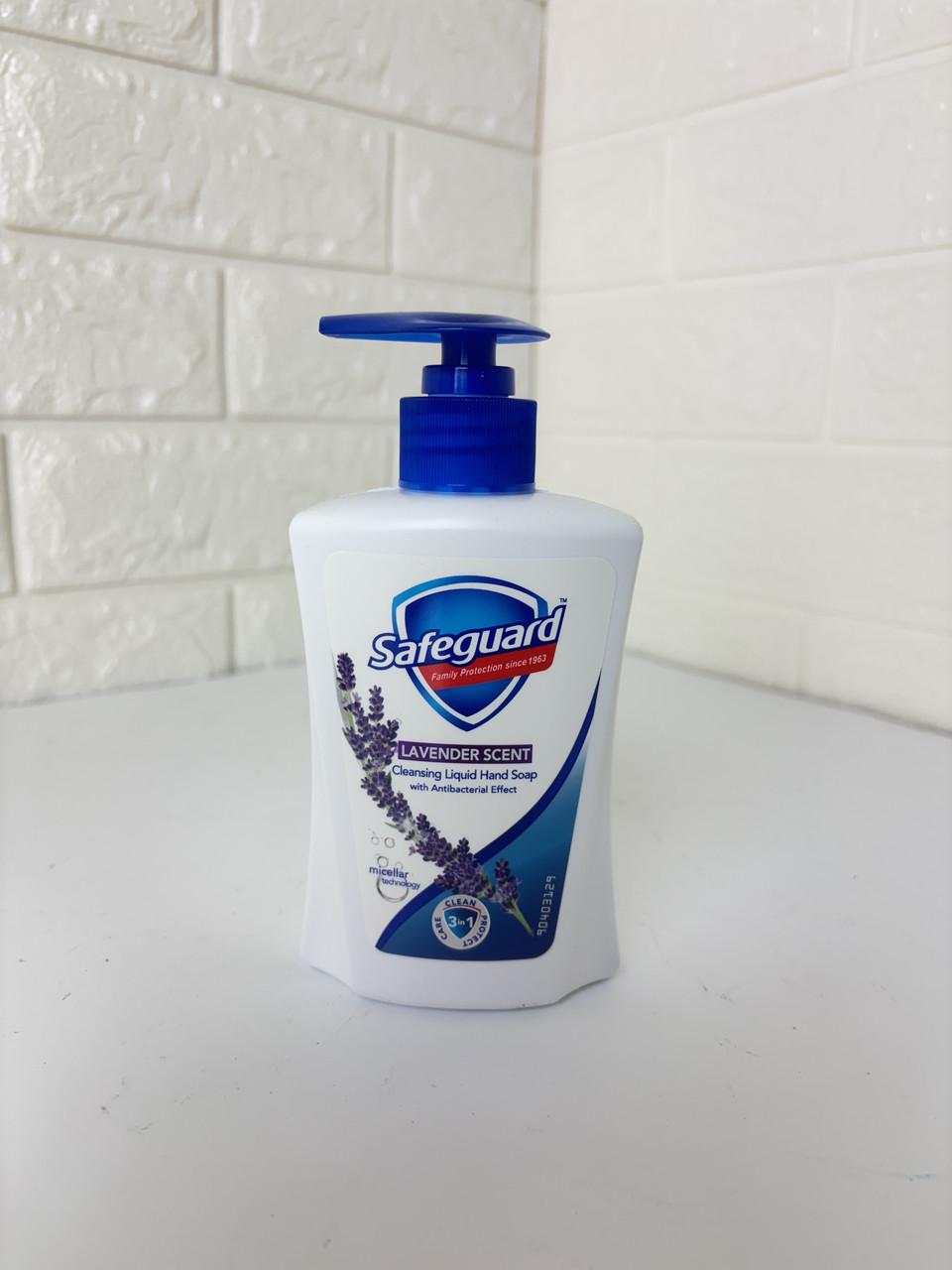 Жидкое мыло Safeguard Нежный уход с ароматом лаванды 225 мл (2673116576)