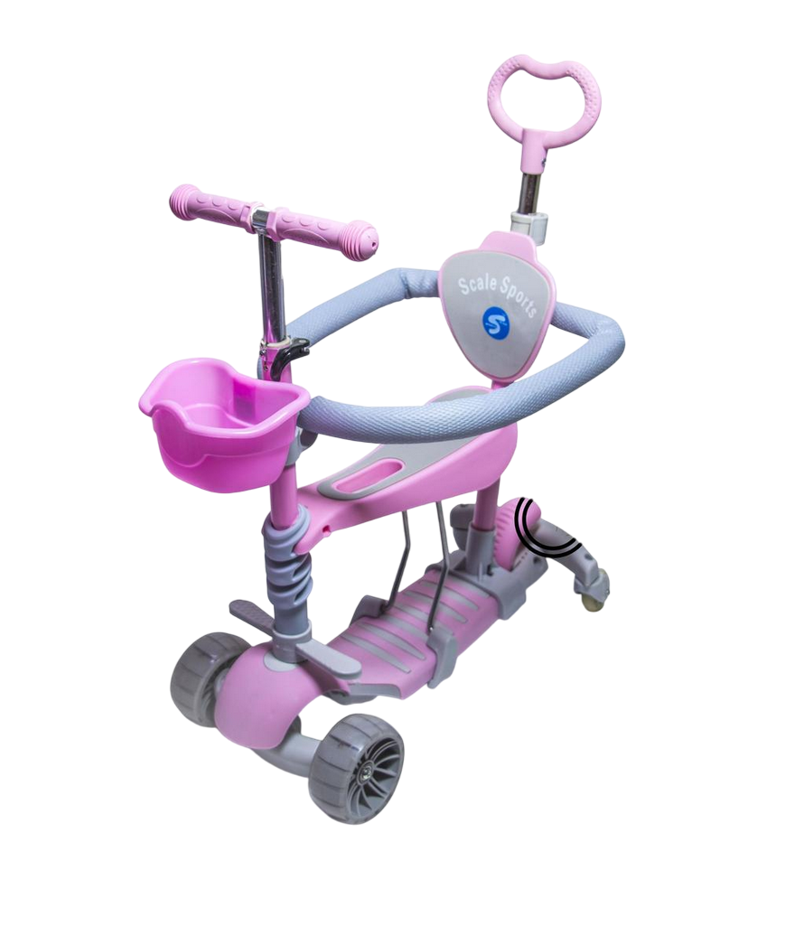 Самокат Scale Sports Smart 5в1 Full Рожевий (2135637068) Самокат Scale Sports Smart 5в1 Full Рожевий (2135637068)
