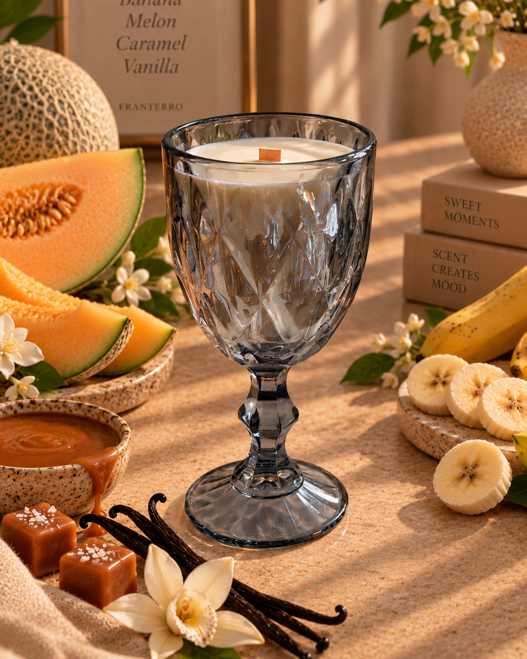 Свеча ароматическая Franterro Goblet Banana Extra 250 г (FRN-1093)