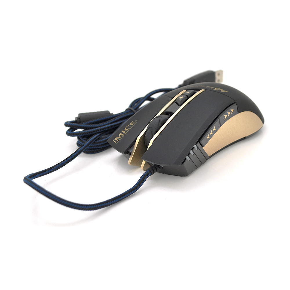 Мышь проводная iMICE A5 7 кнопок 800/1200/2400/3200 DPI Led Lighting 13м Windows xp/Vista/Win7/8/10 (YUT_V3916)