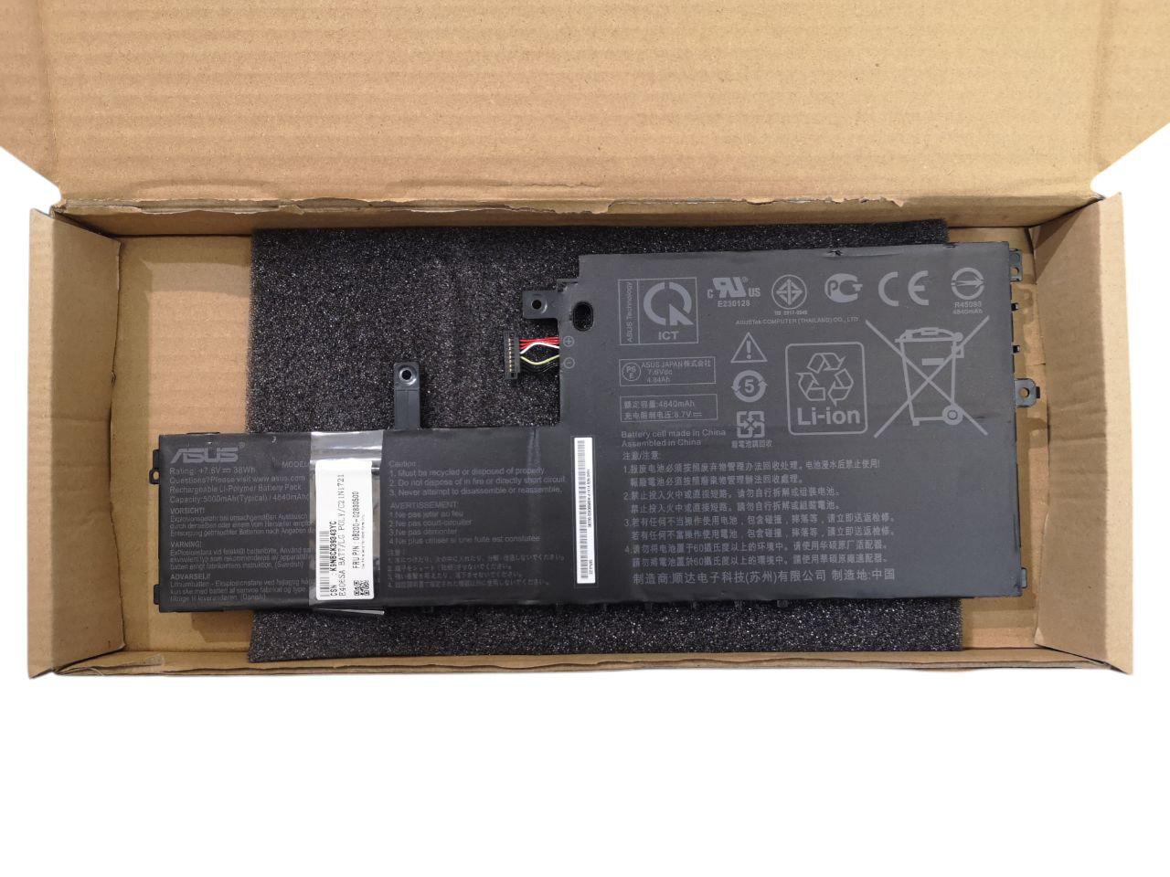 Акумулятор для Asus R420S/R420/SAL406NA-WH02/0B200-02830500/C21N1721 5000 mAh 38Wh