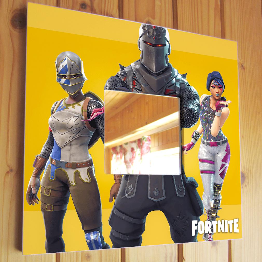 Зеркало декоративное Персонажи игры ''Fortnite'' 260х260 мм (M04432)