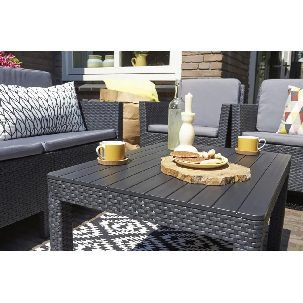 Стол садовый Keter Lyon Графитовый (232300) - фото 16 Стол садовый Keter Lyon Графитовый (232300) - фото 16