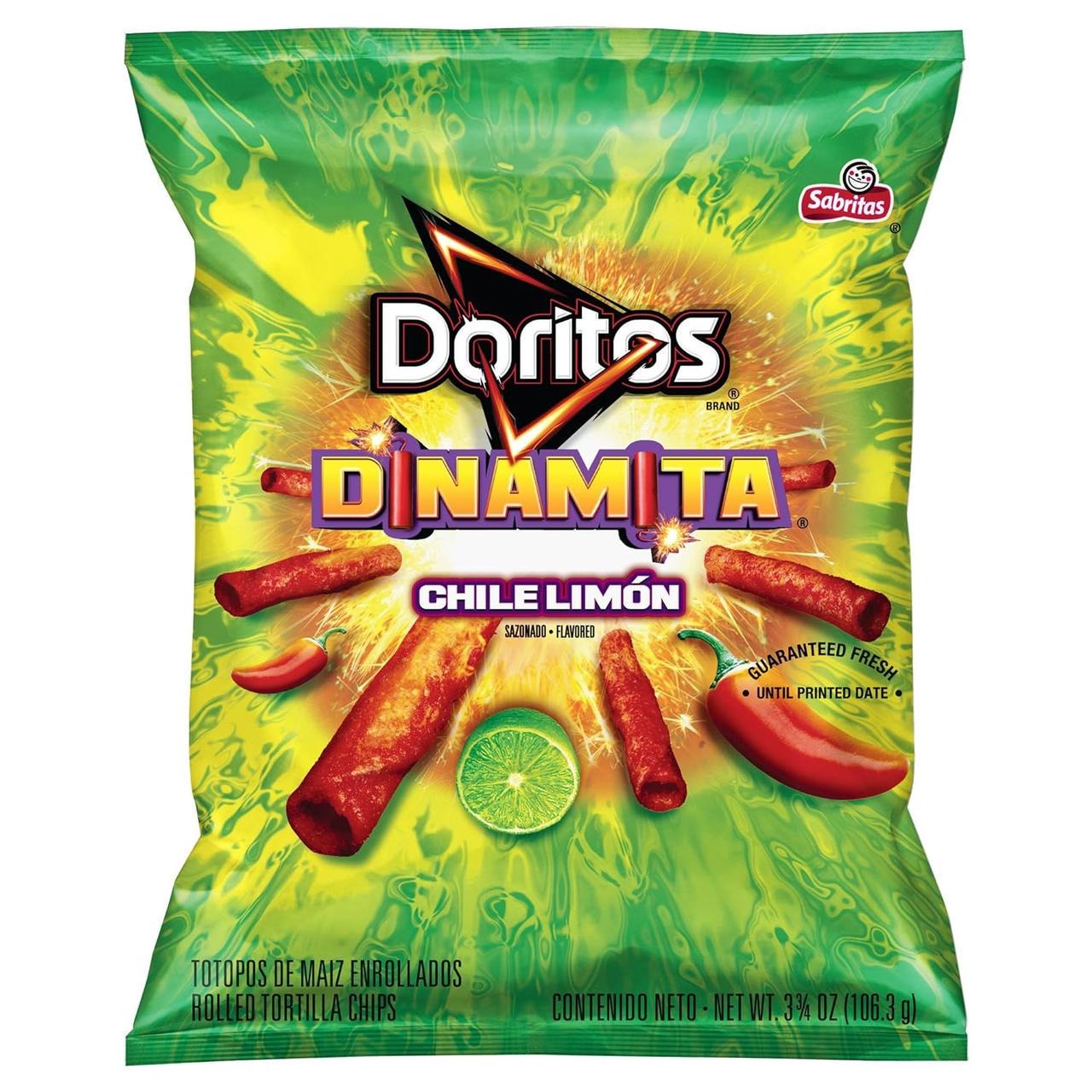Чипсы Doritos Dinamita со вкусом чили и лимона 106,3 г (2270407965)