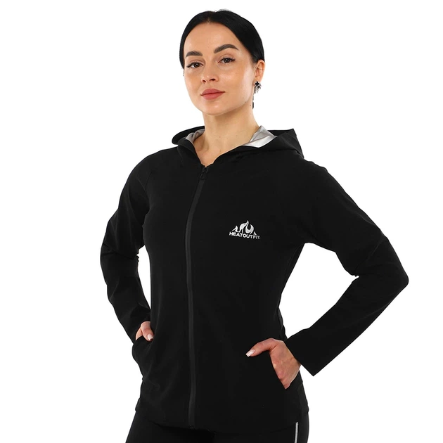 Кофта для похудения с эффектом сауны Sibote Heatoutfit ST-2142 2XL Черный