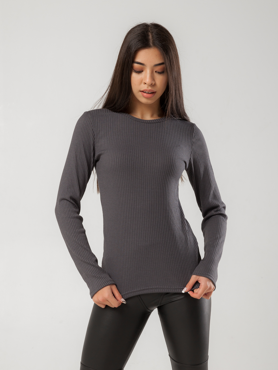 Джемпер женский Nova Vega с силиконом в плечах XS-S Серый (3363-0026)