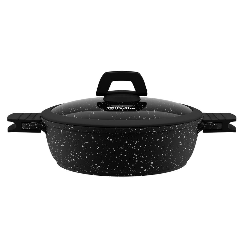 Сковорода сотейник с антипригарным покрытием Bollire Torino 4 л 24 см (BR-1614)