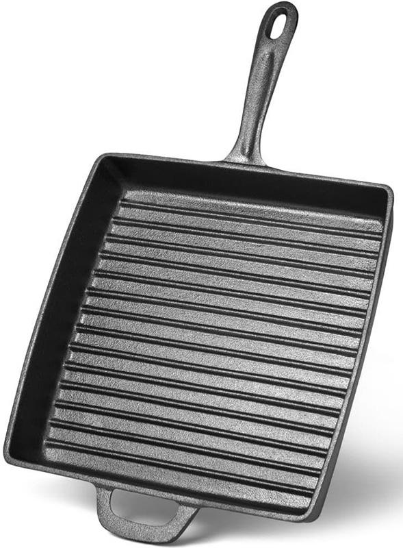 Сковорода-гриль Fissman Naestved 28х4,7 см чугун (FN-4137)