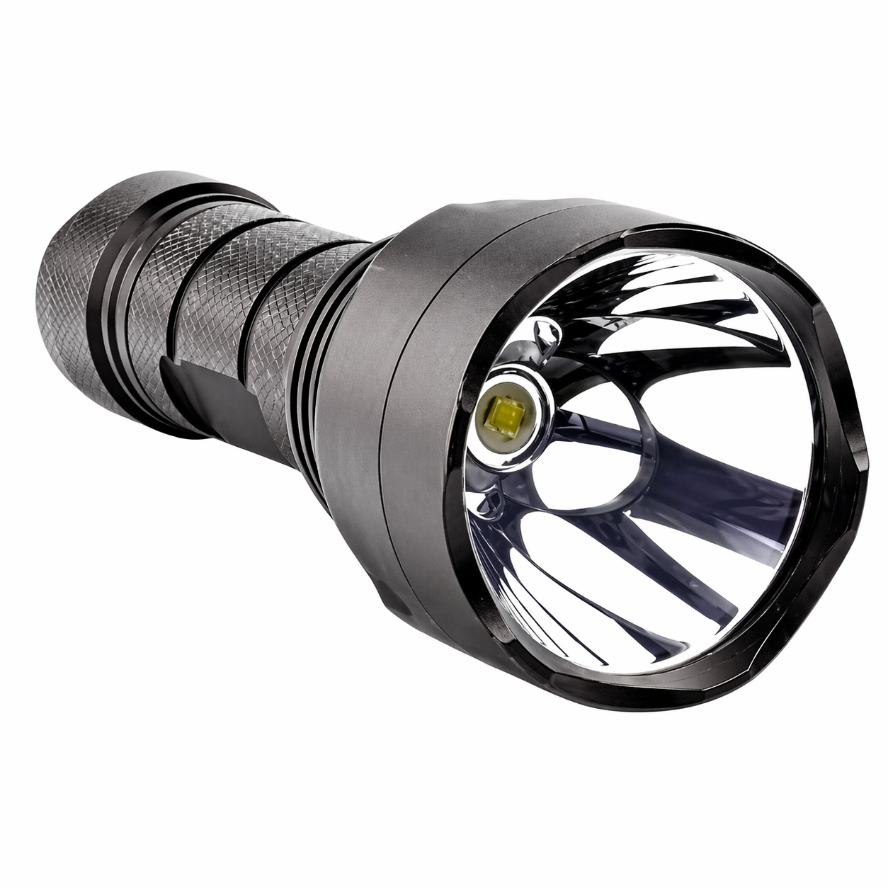 Ліхтарик LED пластиковий з довгою ручкою 3хAAA Чорний (1222662653)