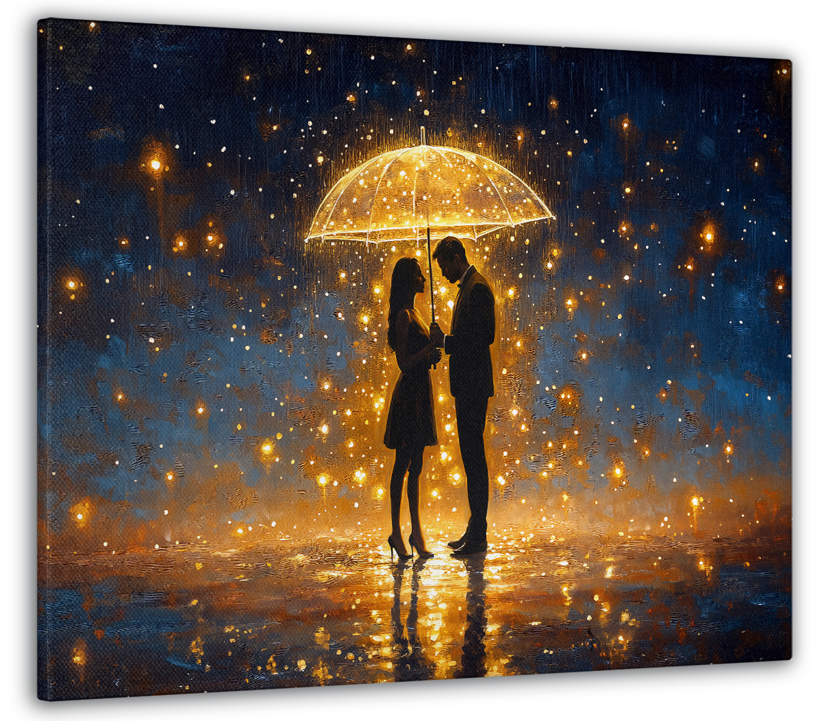 Картина на холсте МАКО пара под зонтиком 50x70 см (MK10548_5070) Картина на холсте МАКО пара под зонтиком 50x70 см (MK10548_5070)