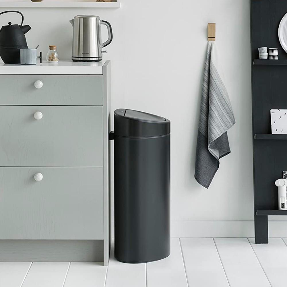 Бак для мусора Brabantia Touch Bin 40 л Черный (114946) - фото 5