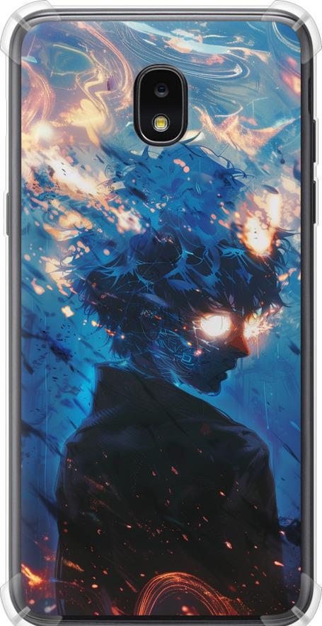 Чехол на Samsung Galaxy J7 2018 Сатору Годжо (6129sp-1502-42517)