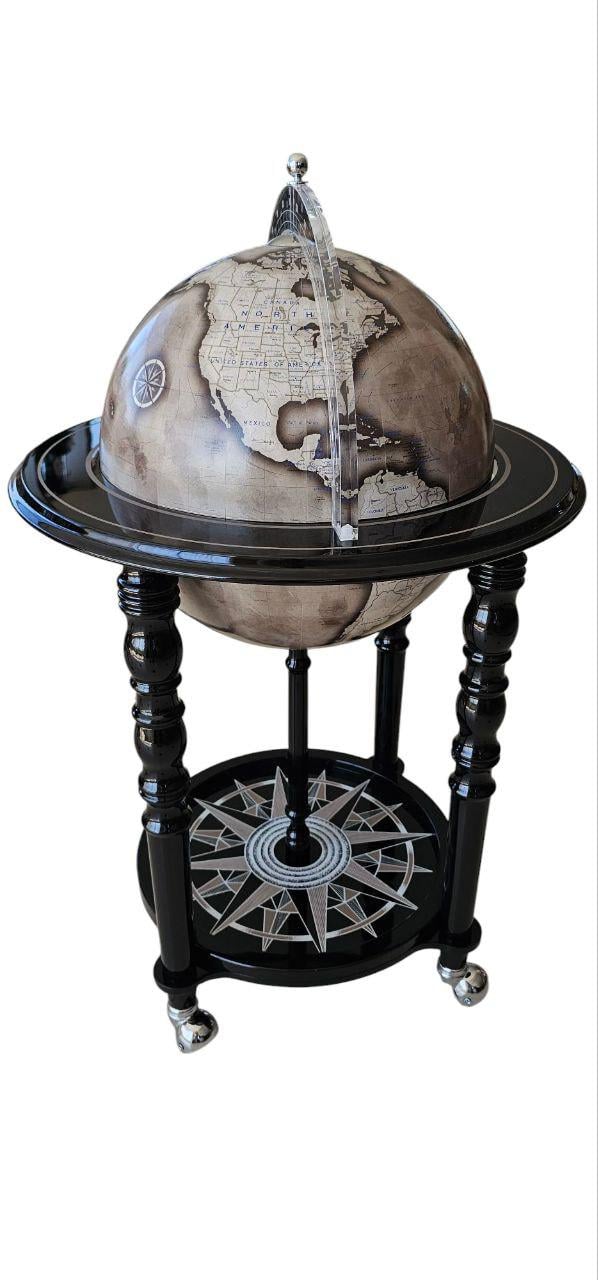 Глобус бар напольный Zoffoli Srl Элегантность h 90 см d 40 см Black (248-0004)