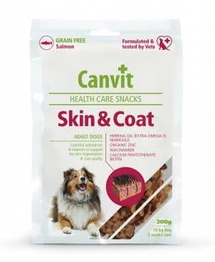 Ласощі для собак Canvit SKIN & COAT 200 г