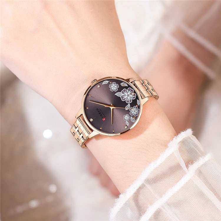 Наручний годинник Curren C9068L Gold Cofee - фото 4 Наручний годинник Curren C9068L Gold Cofee - фото 4