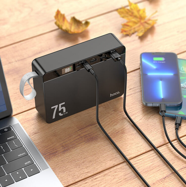 Повербанк с быстрой зарядкой Hoco j94 75000 22,5W (29902834) - фото 2 Повербанк с быстрой зарядкой Hoco j94 75000 22,5W (29902834) - фото 2