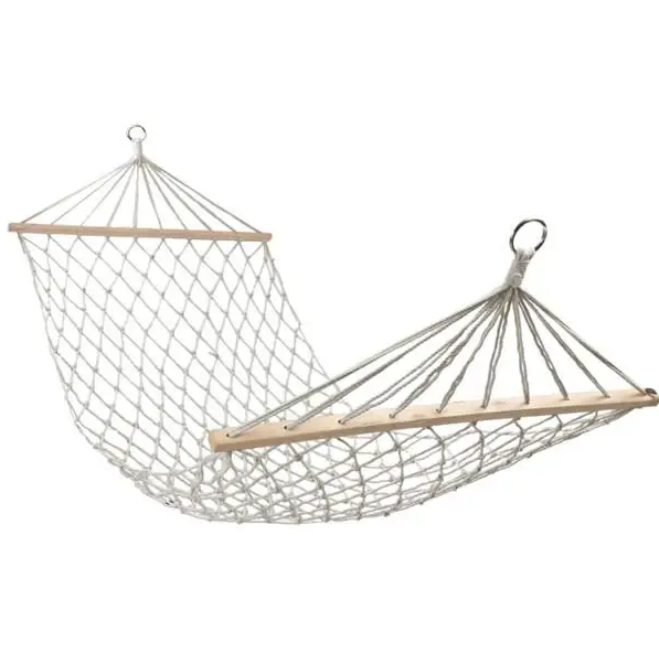 Гамак плетеный с перекладинами 185х91 см