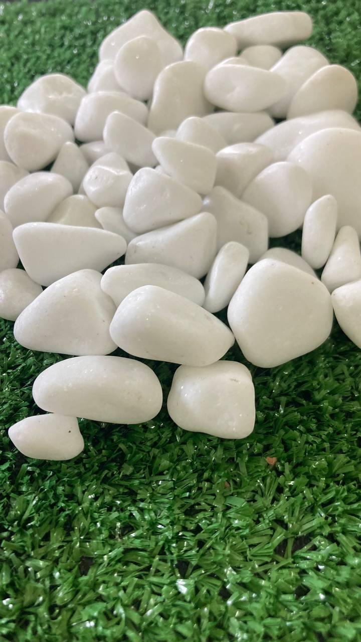 Галька 10-30 Греция 210 кг Белый