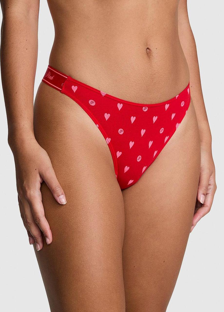 Трусики женские Victoria's Secret LOGO COTTON HIGH-LEG L Красный (2764078790)