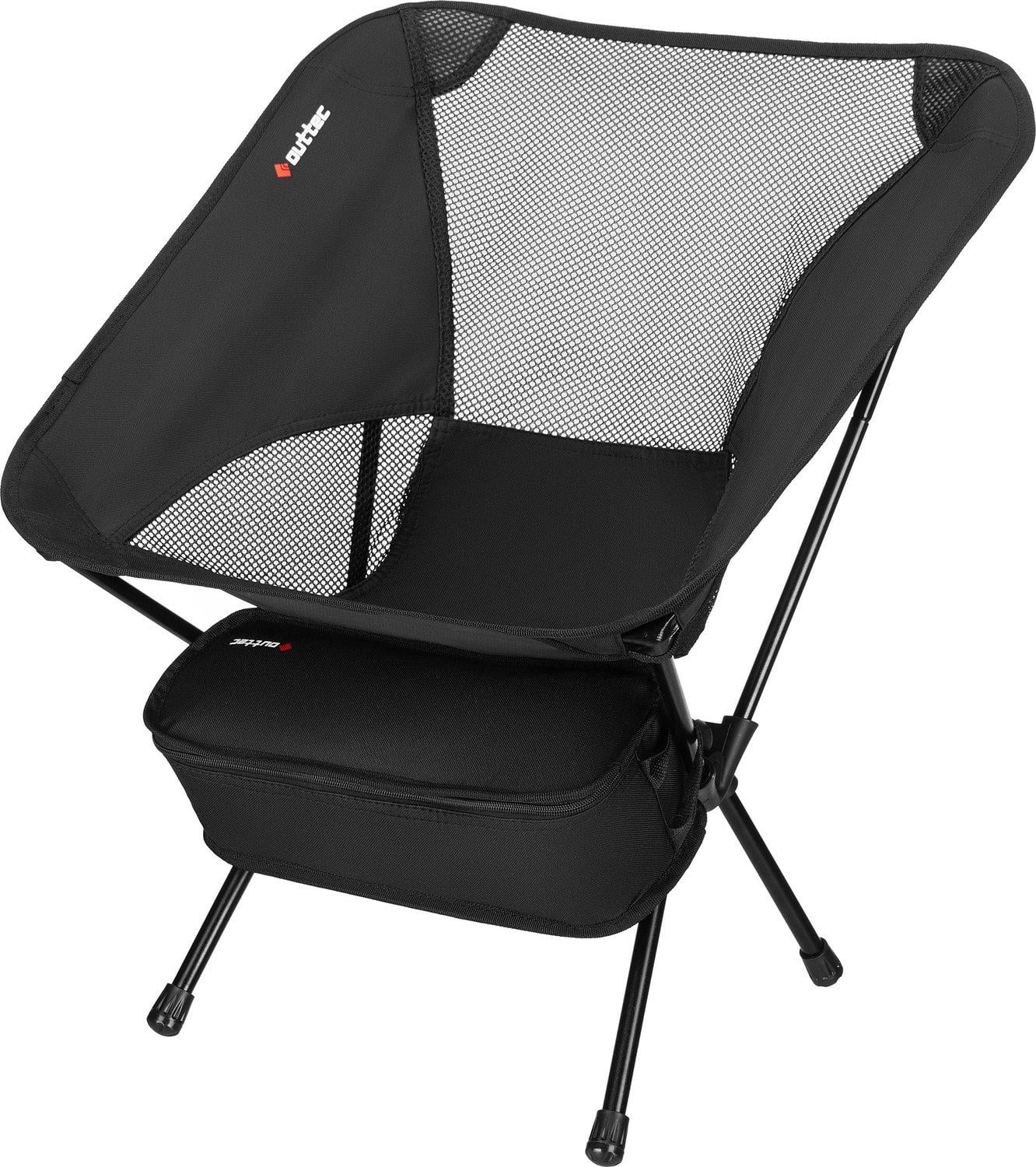 Кресло туристическое раскладное Outtec Moon Chair Light с чехлом Черный (37087704)