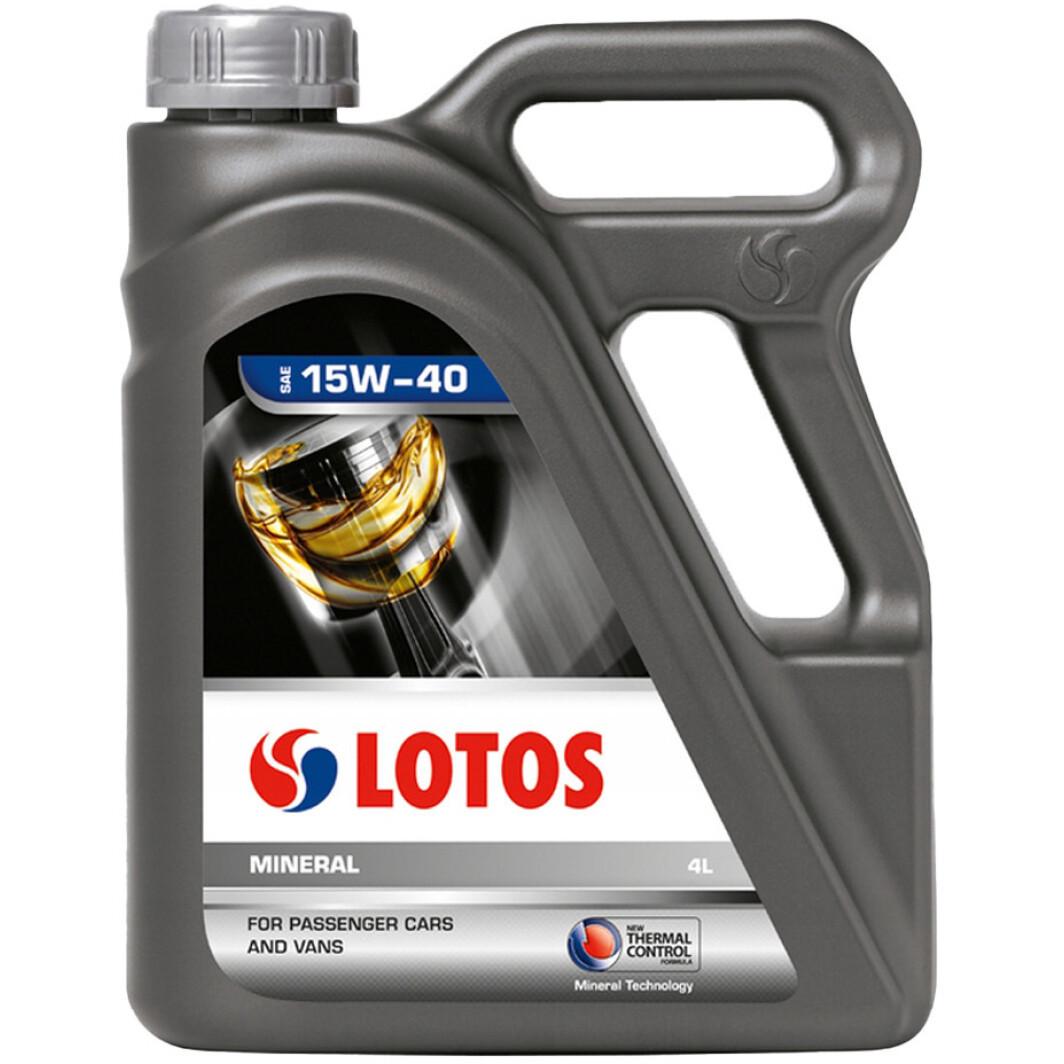 Мастило моторне Lotos Mineral SN 15W-40 4 л