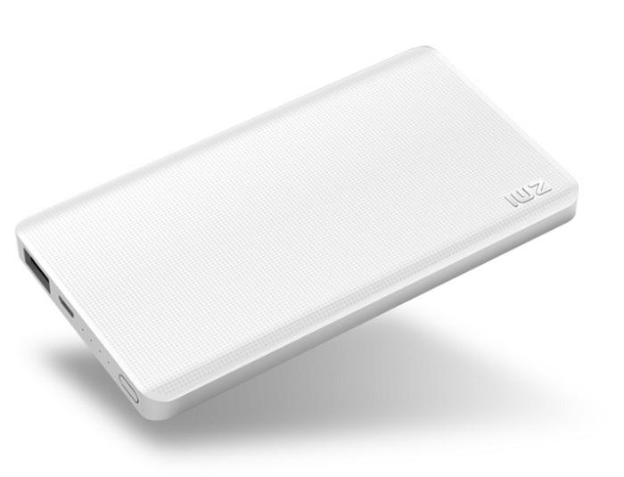 Зовнішній акумулятор ZMi 5000 mAh QB805 White (70007)