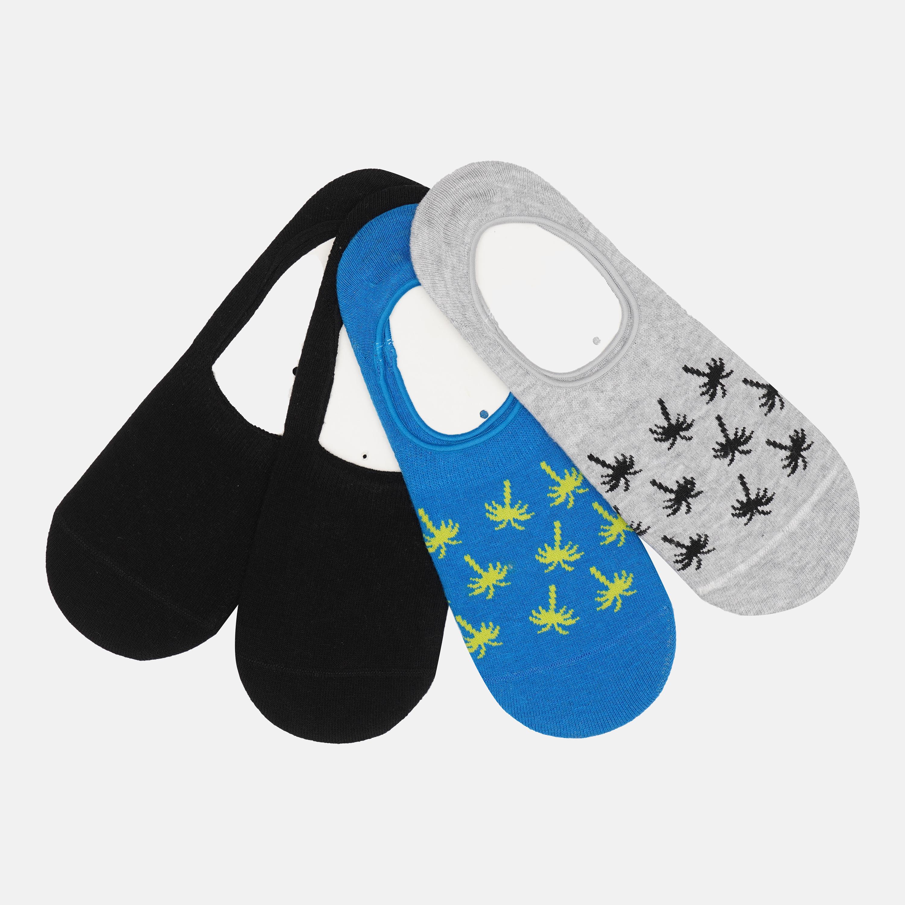 Шкарпетки C&A 4 пари р. 43-46 Чорний/Синій/Сірий (241554874)