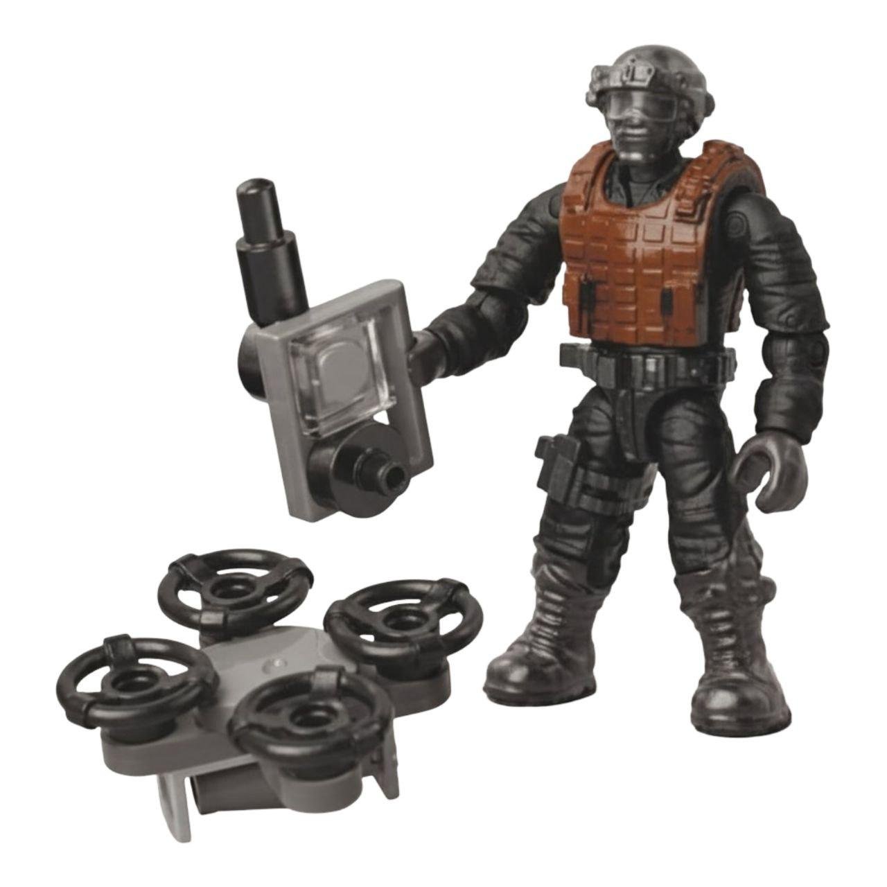 Конструктор военный KB 1129-4 с фигуркой-солдатом и оружием (30475399)