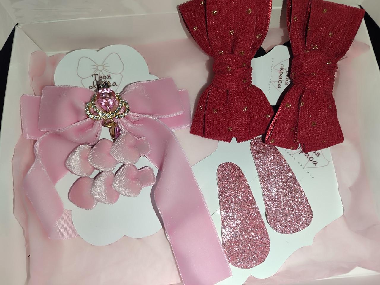 Подарочный набор резинок и заколок для волос ручной работы 7 шт. (2598044784) - фото 2 Подарочный набор резинок и заколок для волос ручной работы 7 шт. (2598044784) - фото 2