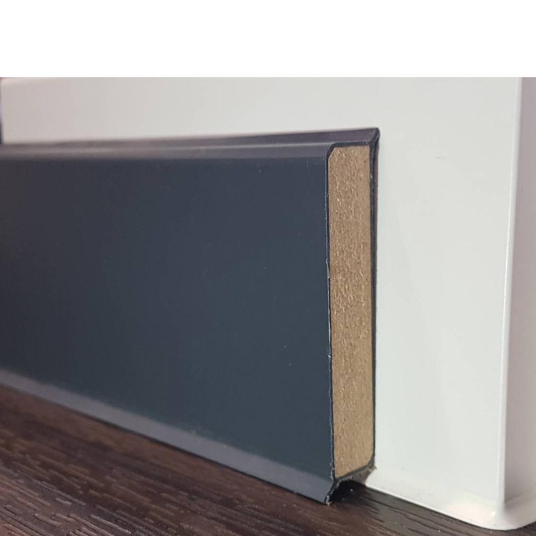 Плинтус Doellken Cubu flex life 1209 60 мм 2,5м Антрацит - фото 2 Плинтус Doellken Cubu flex life 1209 60 мм 2,5м Антрацит - фото 2