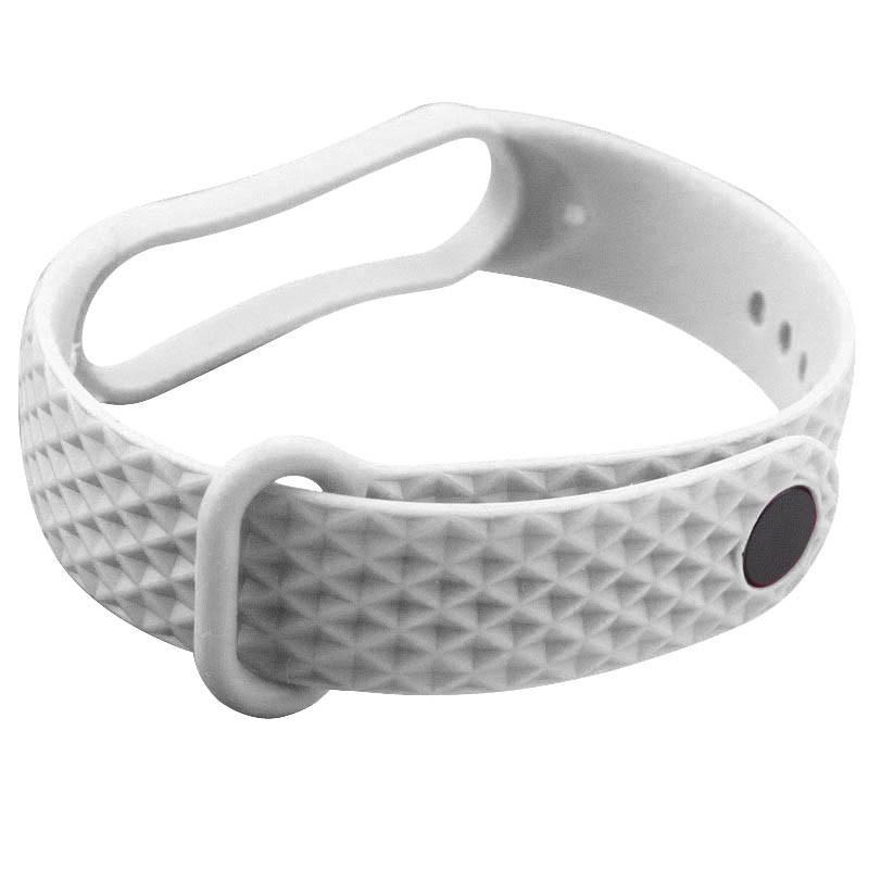 Ремінець Rhomb для Xiaomi Mi Band 5/6 Білий (00000039435_1)