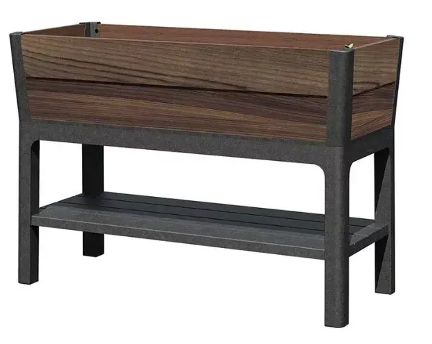 Цветочный горшок Keter Darwin Deco 110 л Орех (261042) Цветочный горшок Keter Darwin Deco 110 л Орех (261042)