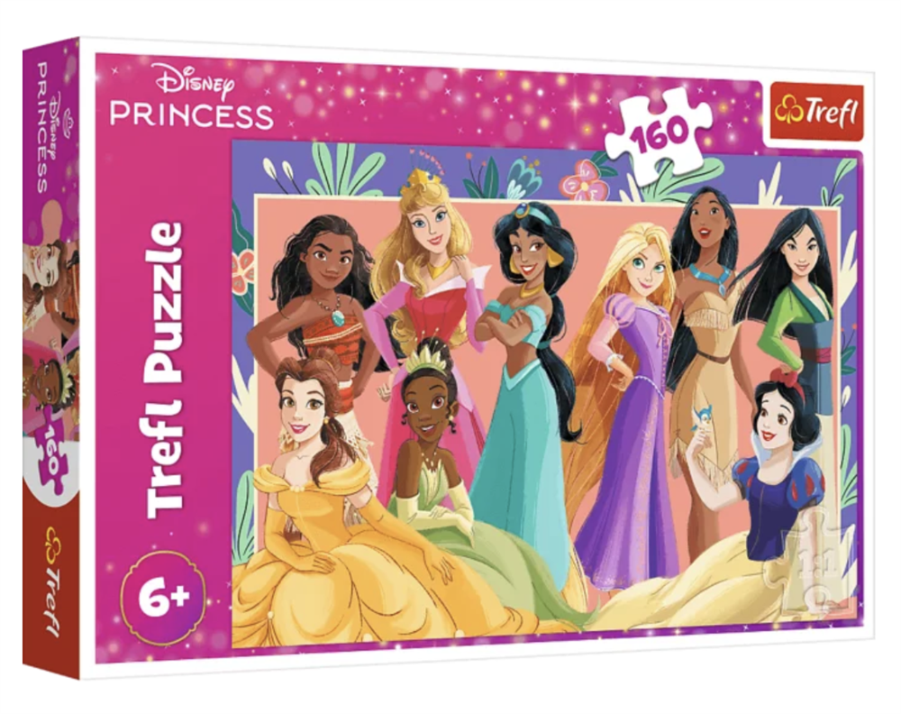 Пазли Trefl Disney Princess Справжні принцеси 15427 160 елементів в коробці (5900511154276)
