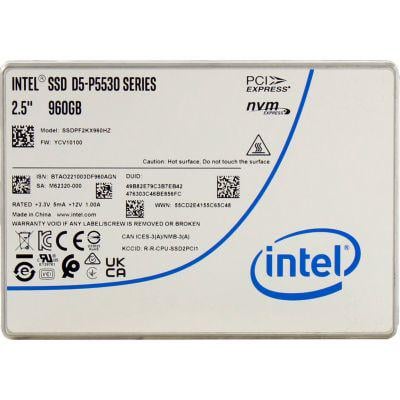 SSD-накопитель INTEL D5-P5530 960GB U.2 2,5" (SSDPF2KX960HZN1)