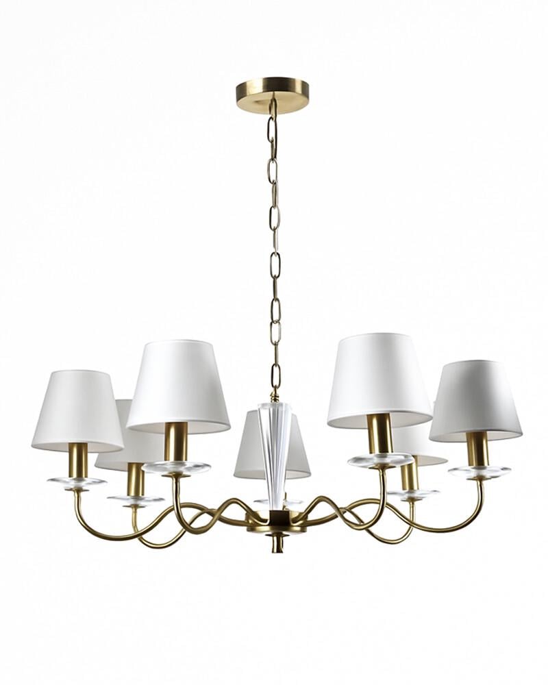 Люстра Edlin PL321167-7 Moren E14 7x12W IP20 Латунний (28118068)