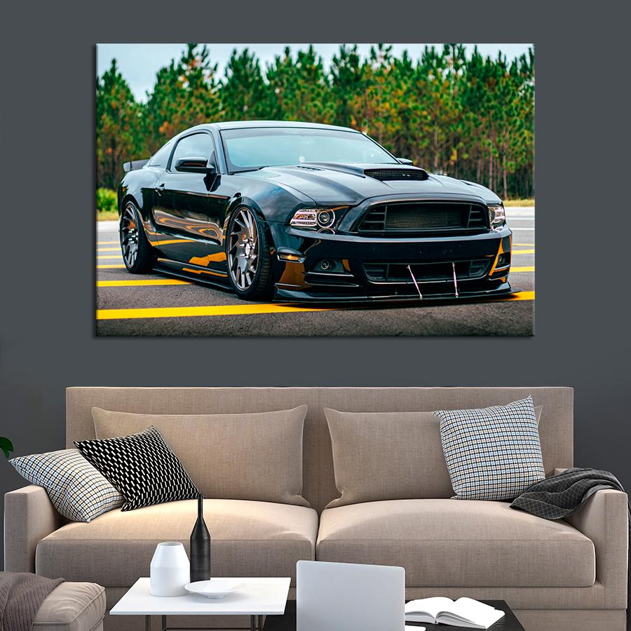 Картина Автомобиль Автомобиль Ford Mustang 80x54 см (A1190-1)