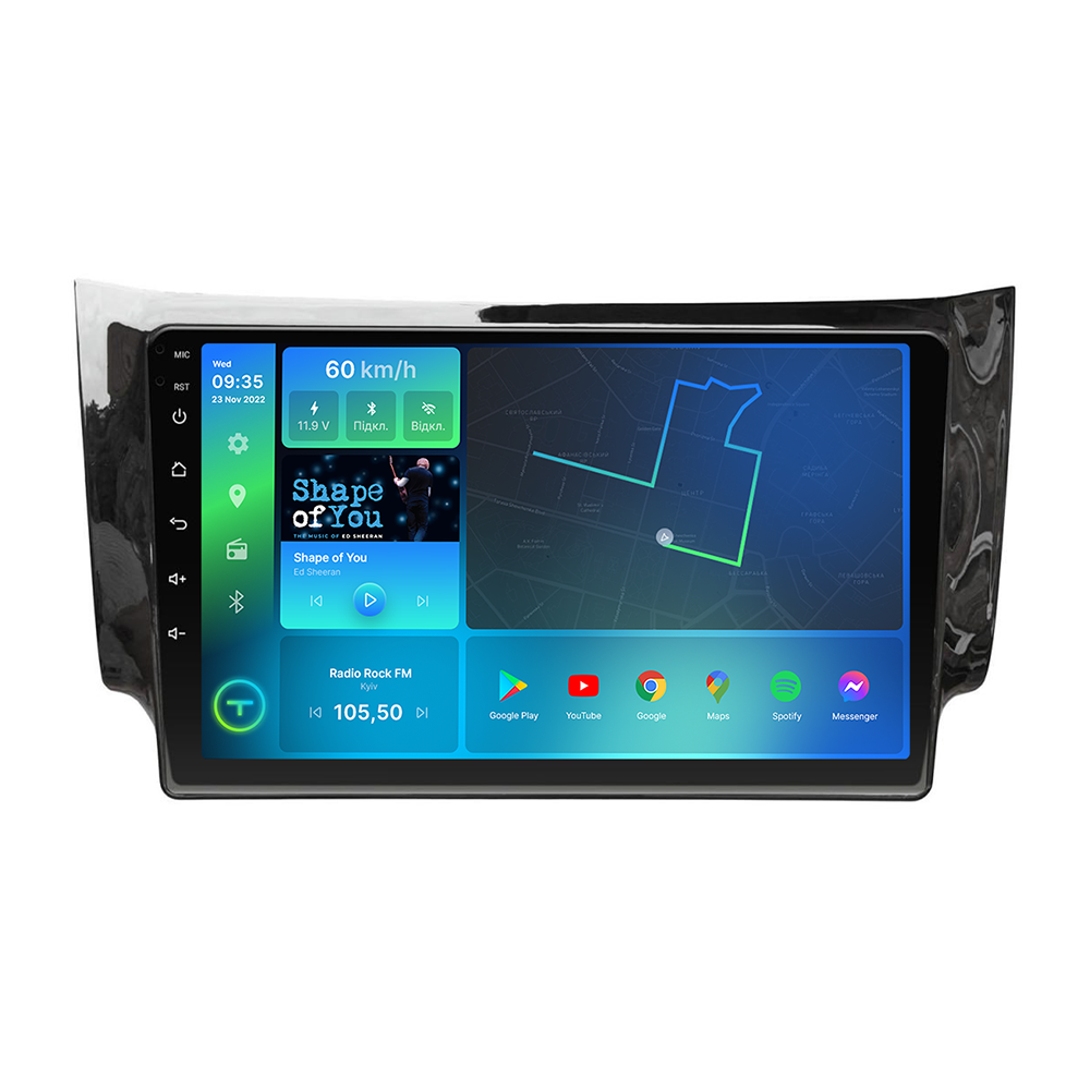 Автомагнітола штатна Torssen Nissan Sentra 2012+ Tiida 2015 F108256 4G Carplay DSP (202307706)
