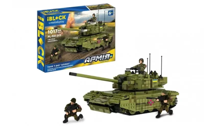 Конструктор Iblock Танк Т-84У 1017 деталей (мс1393кон2)