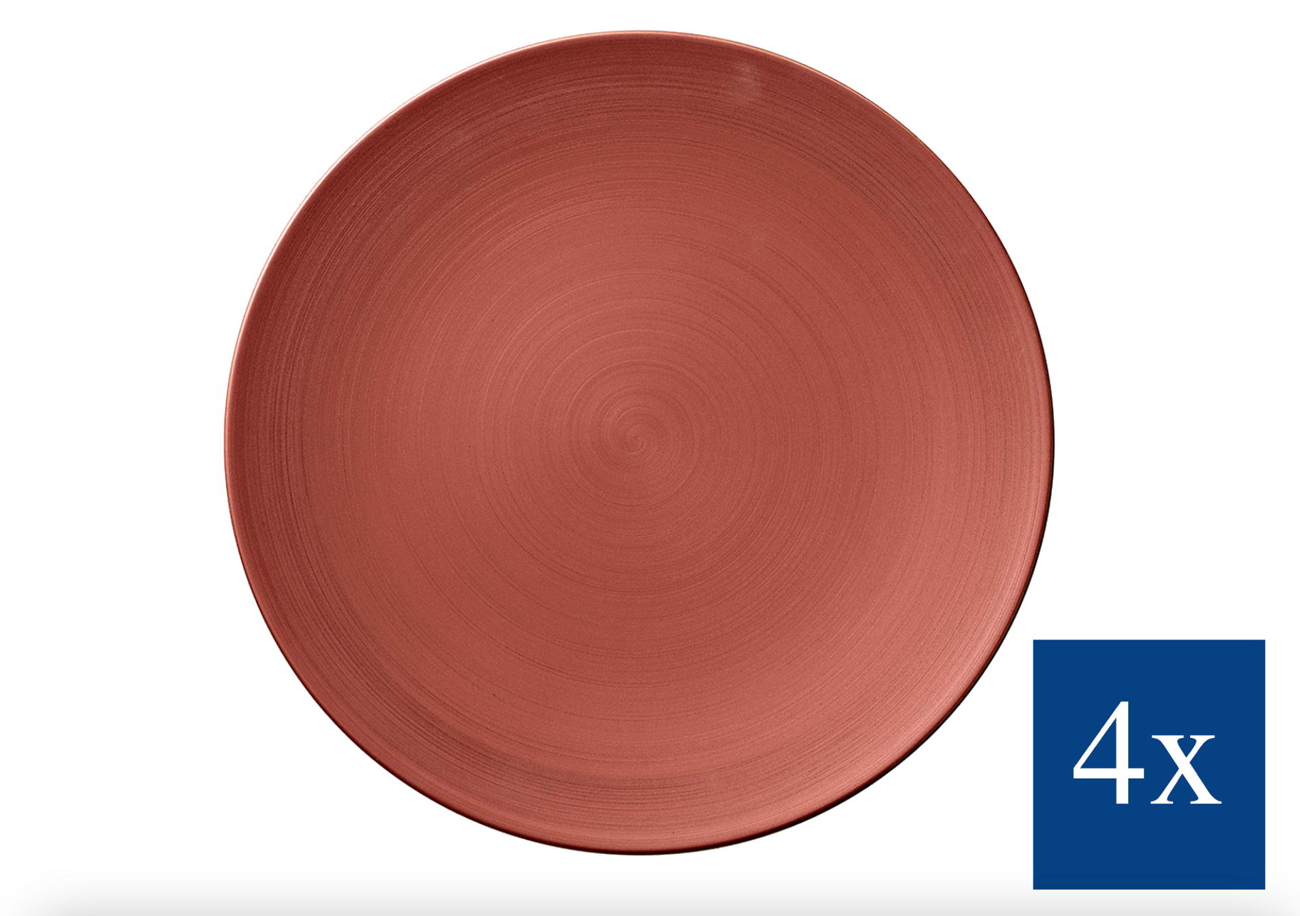Набор тарелок Villeroy & Boch Manufacture Rock Glow для сервировки 4 предмета Ø 32 см (1042622595) - фото 2