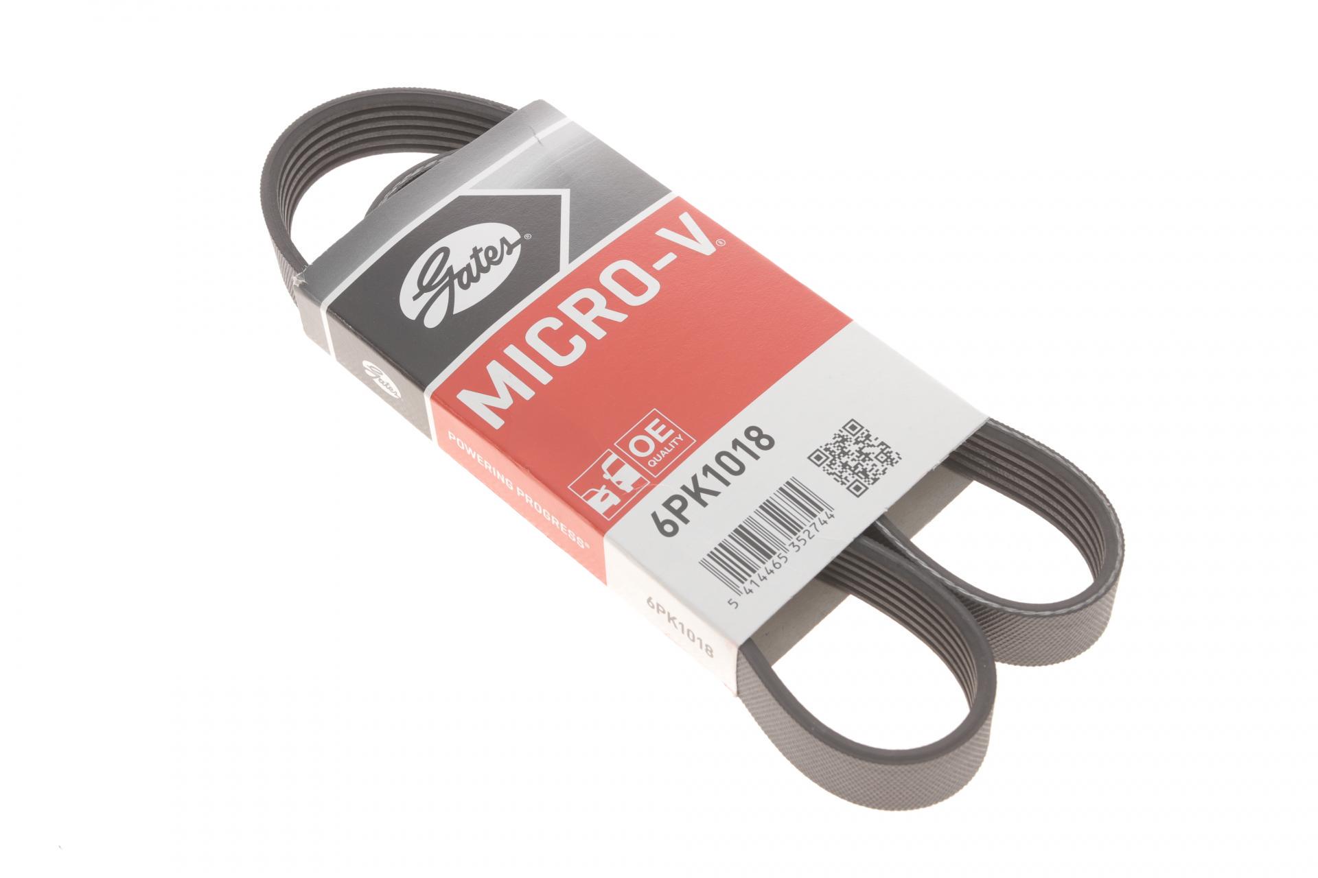 Ремень генератора GATES Lada Kalina 1.4 08-13/MERCEDES-BENZ 190 W201 2.0 82-93 (6PK1018)