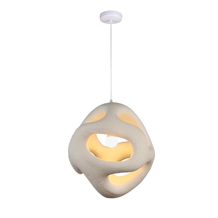 Світильник підвісний Levistella 8058031-1 Лофт WH із полімерним фігурним плафоном 450х500 мм Білий (2690342148) - фото 2 Світильник підвісний Levistella 8058031-1 Лофт WH із полімерним фігурним плафоном 450х500 мм Білий (2690342148) - фото 2